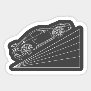 Porsche 911 GT3 Sticker